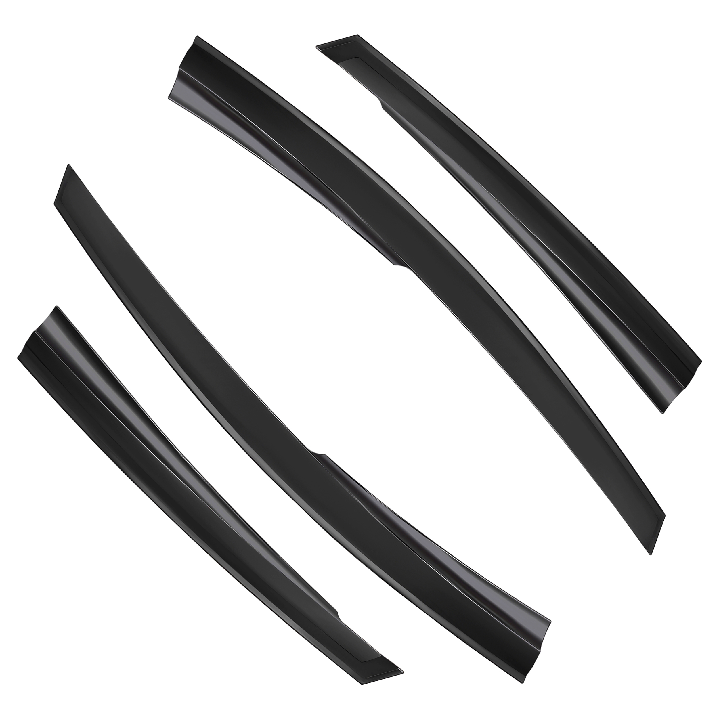 4pcs Of Front & Rear Wind Deflectors for Ford: Fiesta - Image 4