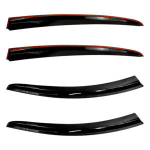 D2P 4pcs Of Wind Deflectors Replacement Front And Rear Compatible With 2018 Onwards Ford Focus 5D, SD HB MK4 Replaces 2631200