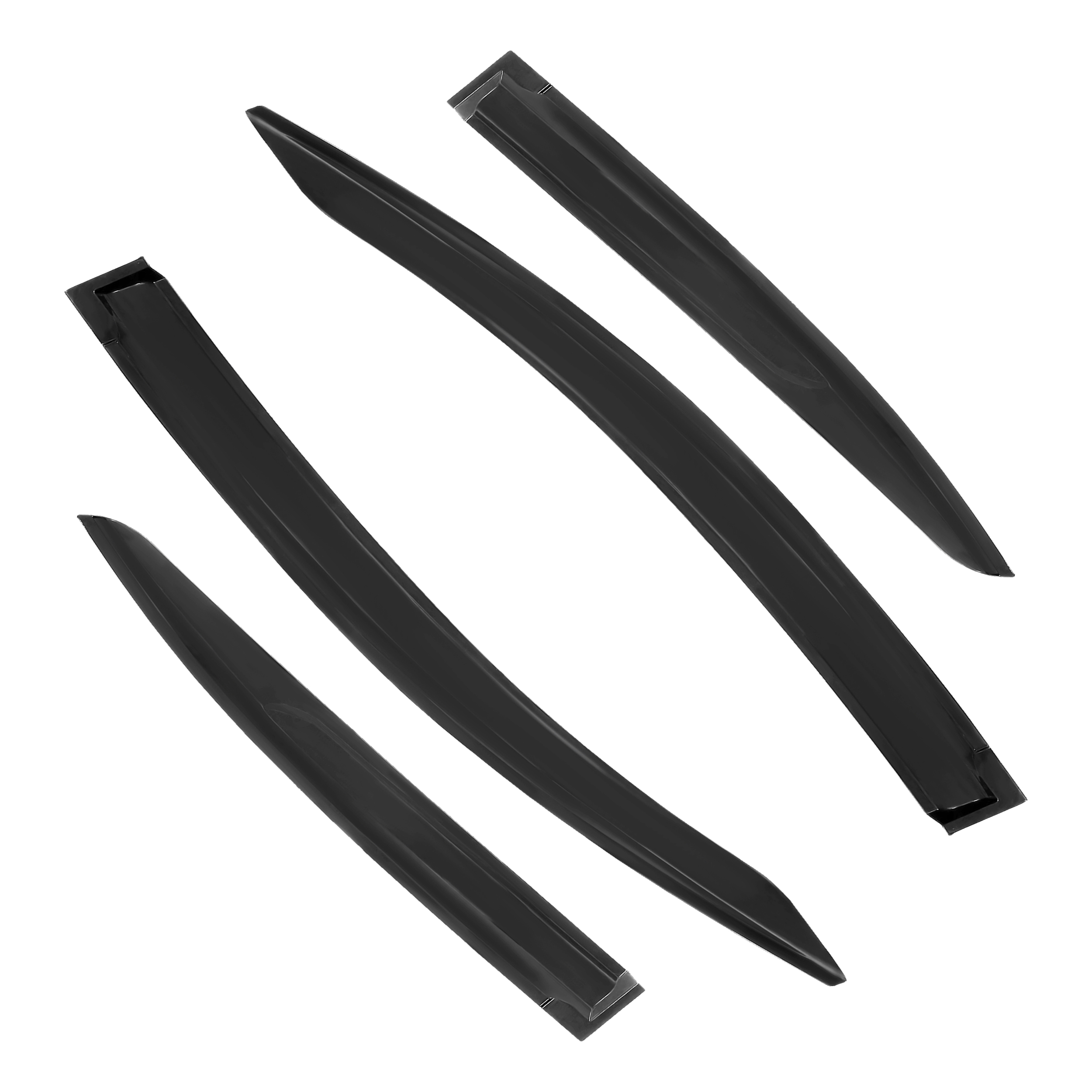 4pcs Front And Rear Wind Rain Sun Smoke Deflectors for Honda: Civic 2012-2016 SEDAN - Image 4