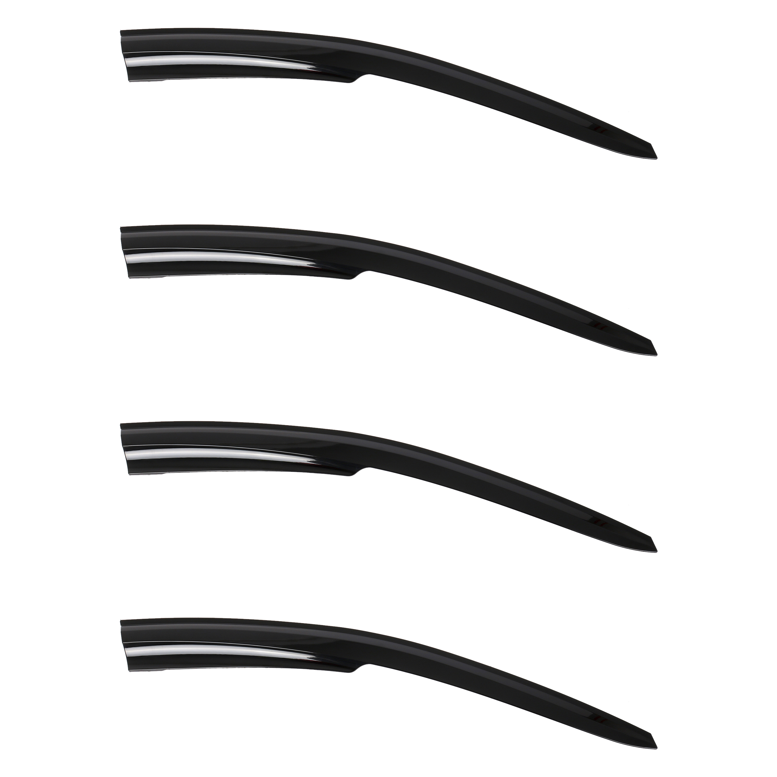 D2P 4pcs Wind Deflectors Replacement Front And Rear Compatible With 2020 Onwards Hyundai i20 MK3 Replaces 3225200 - Image 2
