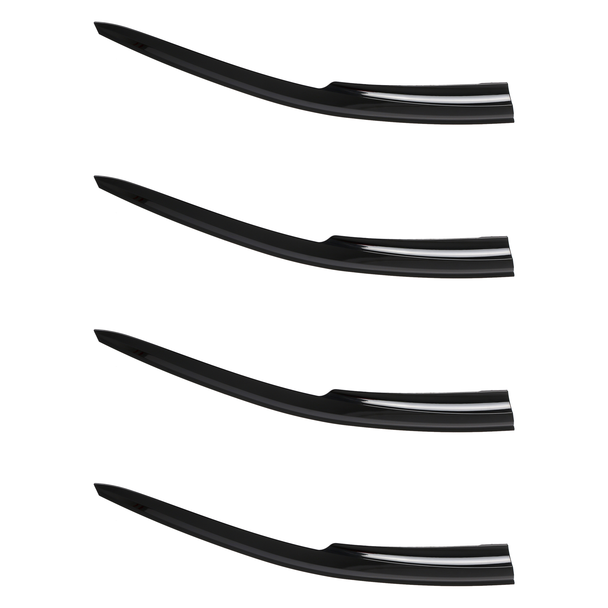 D2P 4pcs Wind Deflectors Replacement Front And Rear Compatible With 2020 Onwards Hyundai i20 MK3 Replaces 3225200 - Image 3