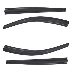 D2P 4Pcs Of Wind Deflectors Replacement Front And Rear Compatible With 2007 - 2014 Mitsubishi L200 MK4 PK / MK6 Replaces 4903200