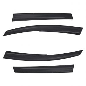 D2P 4pcs Wind Deflectors Replacement Front & Rear Compatible With 2012 - 2018 Renault Clio MK4 HB 5D Replaces 6116200