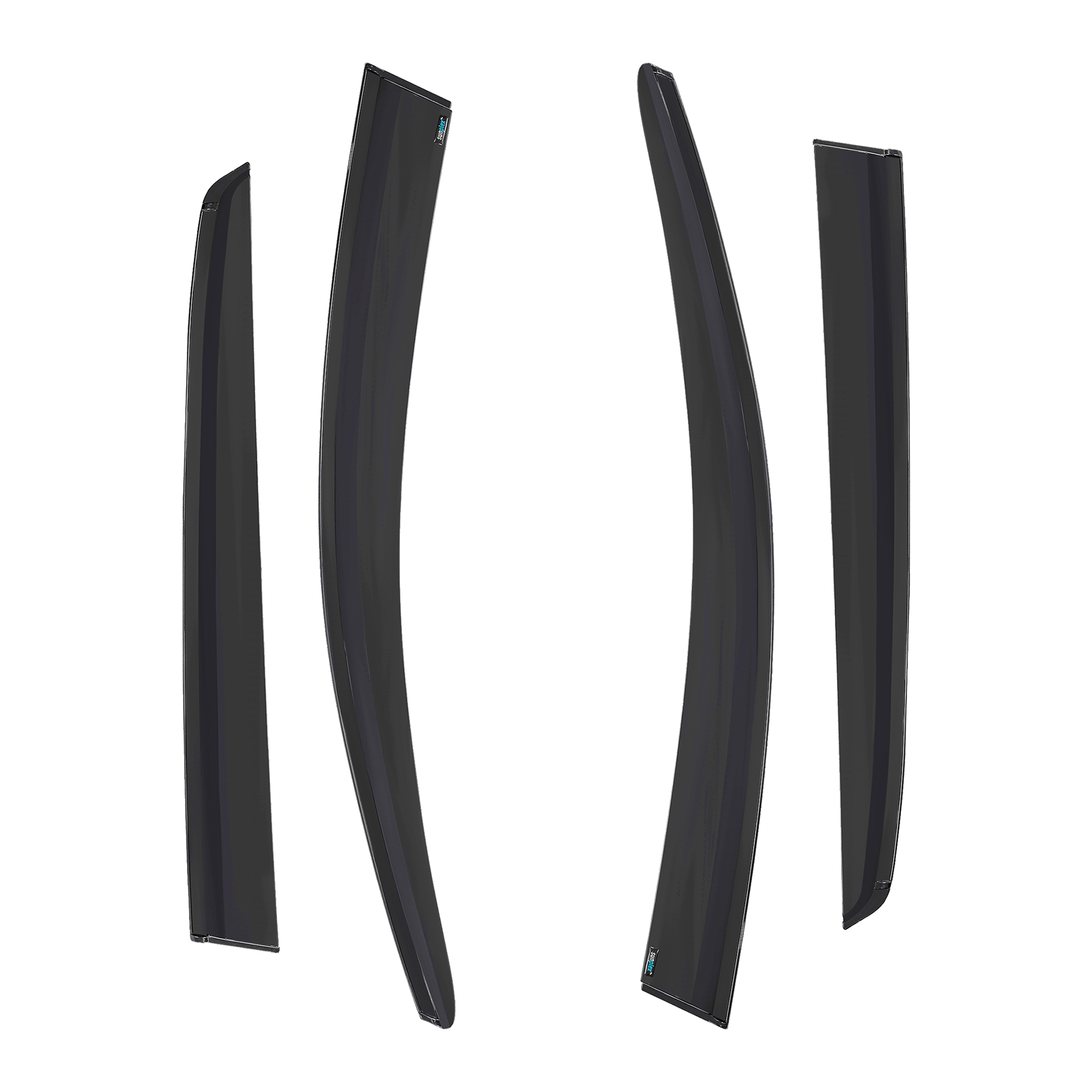 D2P 4pcs Wind Deflectors Replacement Front Compatible With 2003 - 2009 VW Golf MK5 HB 5D Replaces 7503200 - Image 2
