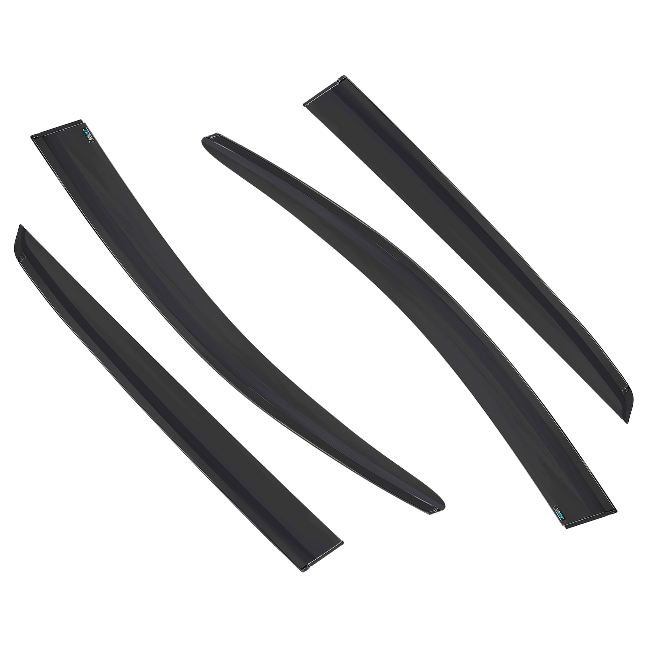 D2P 4pcs Wind Deflectors Replacement Front Compatible With 2003 - 2009 VW Golf MK5 HB 5D Replaces 7503200 - Image 3