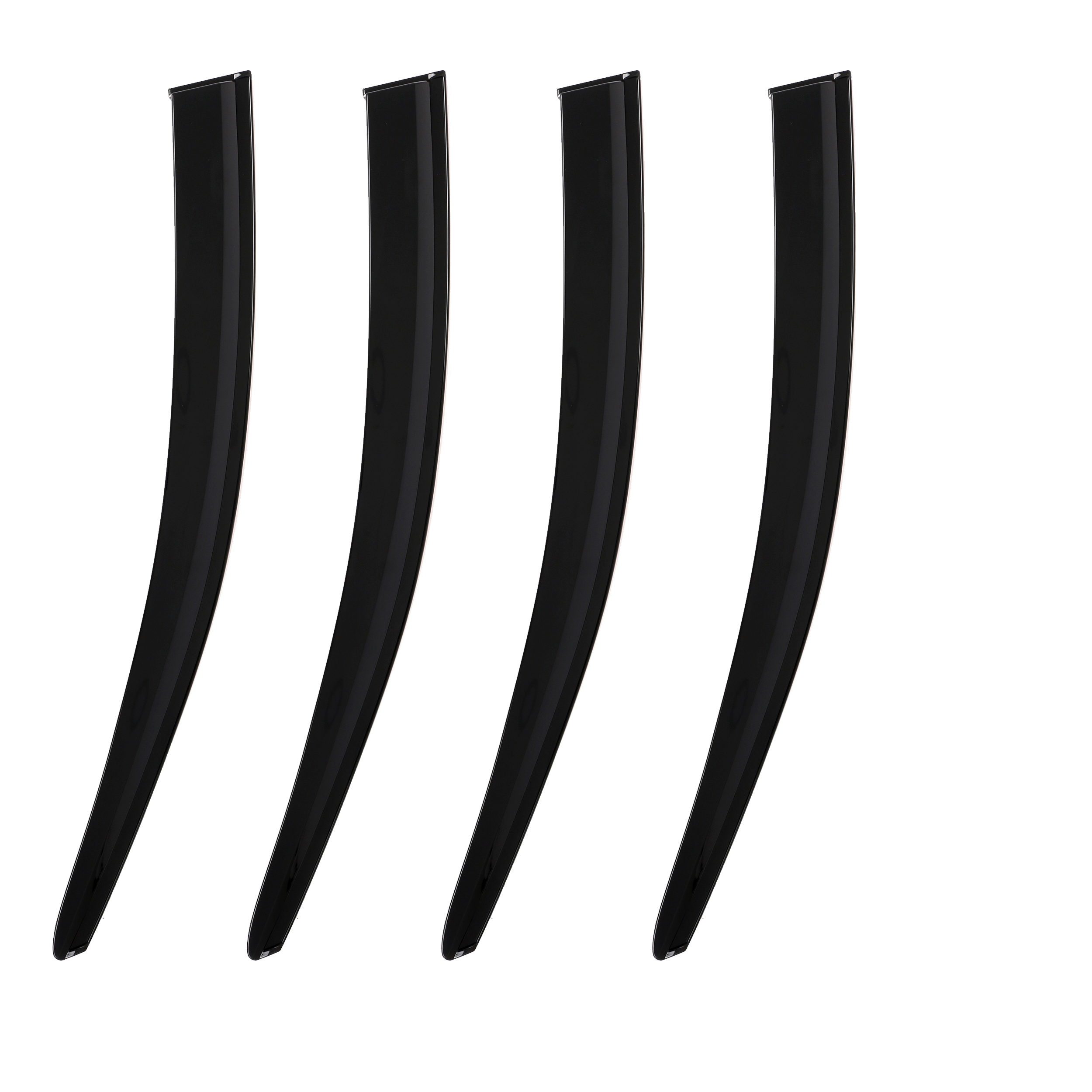 D2P 4pcs Wind Deflectors Replacement Front And Rear Compatible With 2010 - 2015 VW Passat SD Replaces 7538200 - Image 2