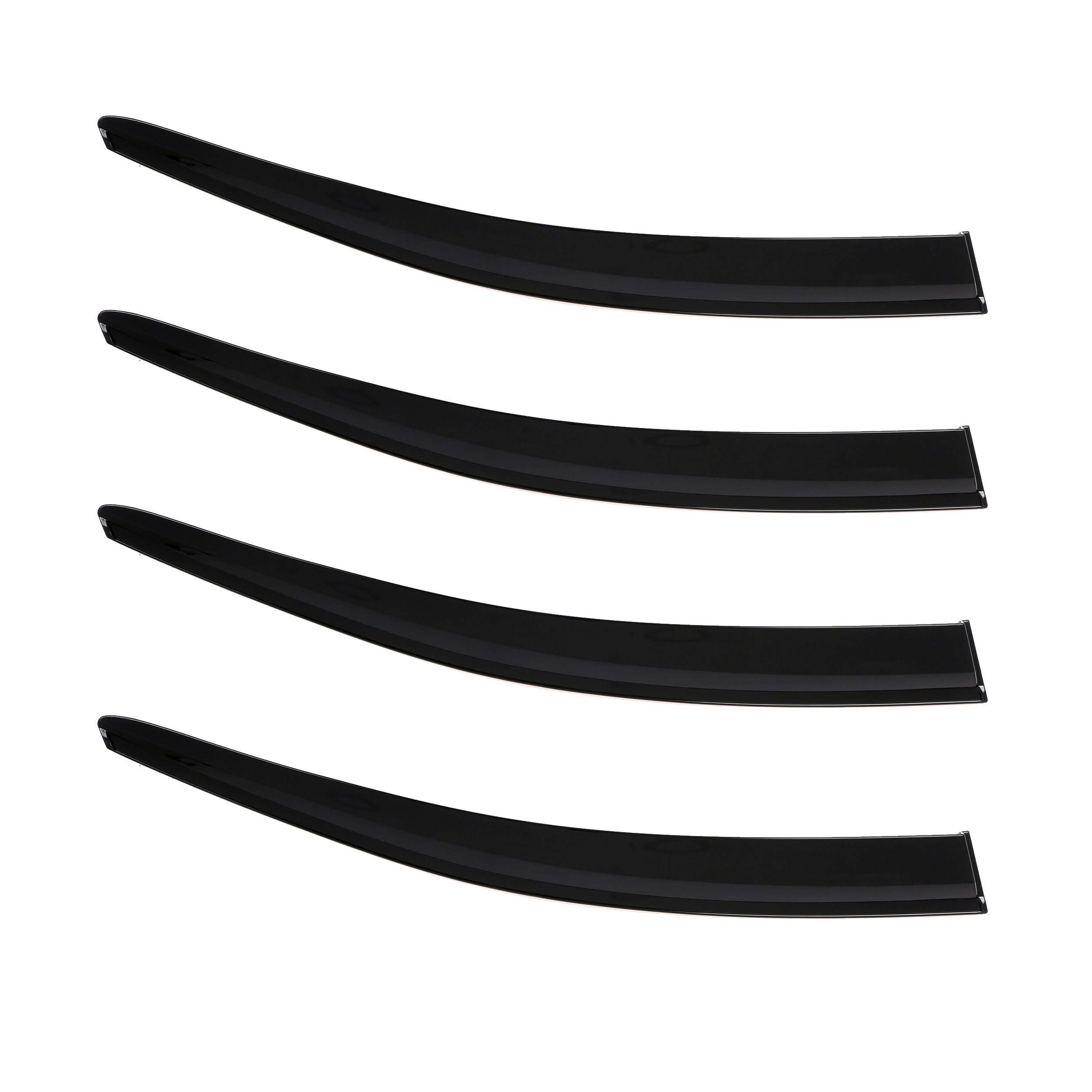 D2P 4pcs Wind Deflectors Replacement Front And Rear Compatible With 2010 - 2015 VW Passat SD Replaces 7538200 - Image 3
