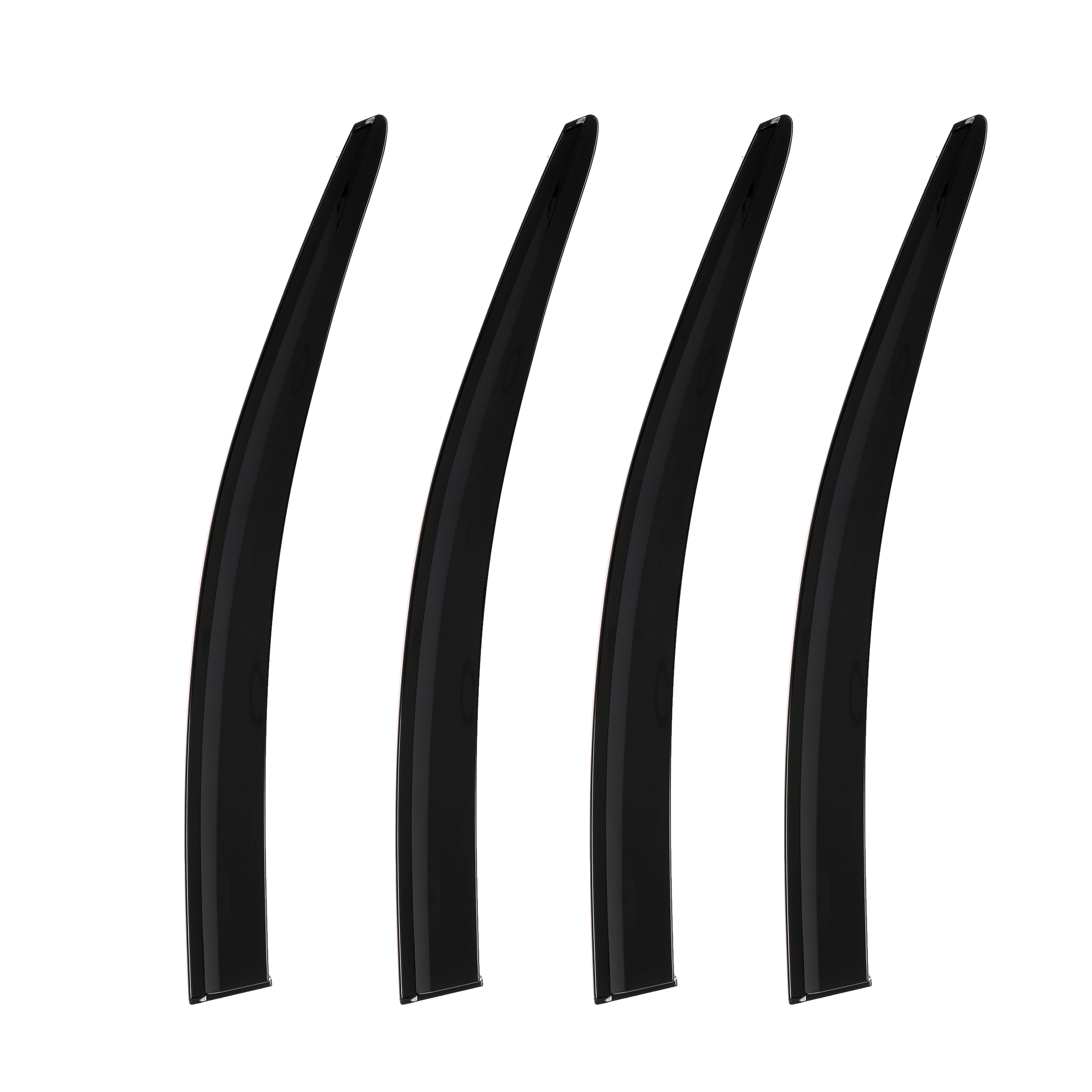 D2P 4pcs Wind Deflectors Replacement Front And Rear Compatible With 2010 - 2015 VW Passat SD Replaces 7538200 - Image 4