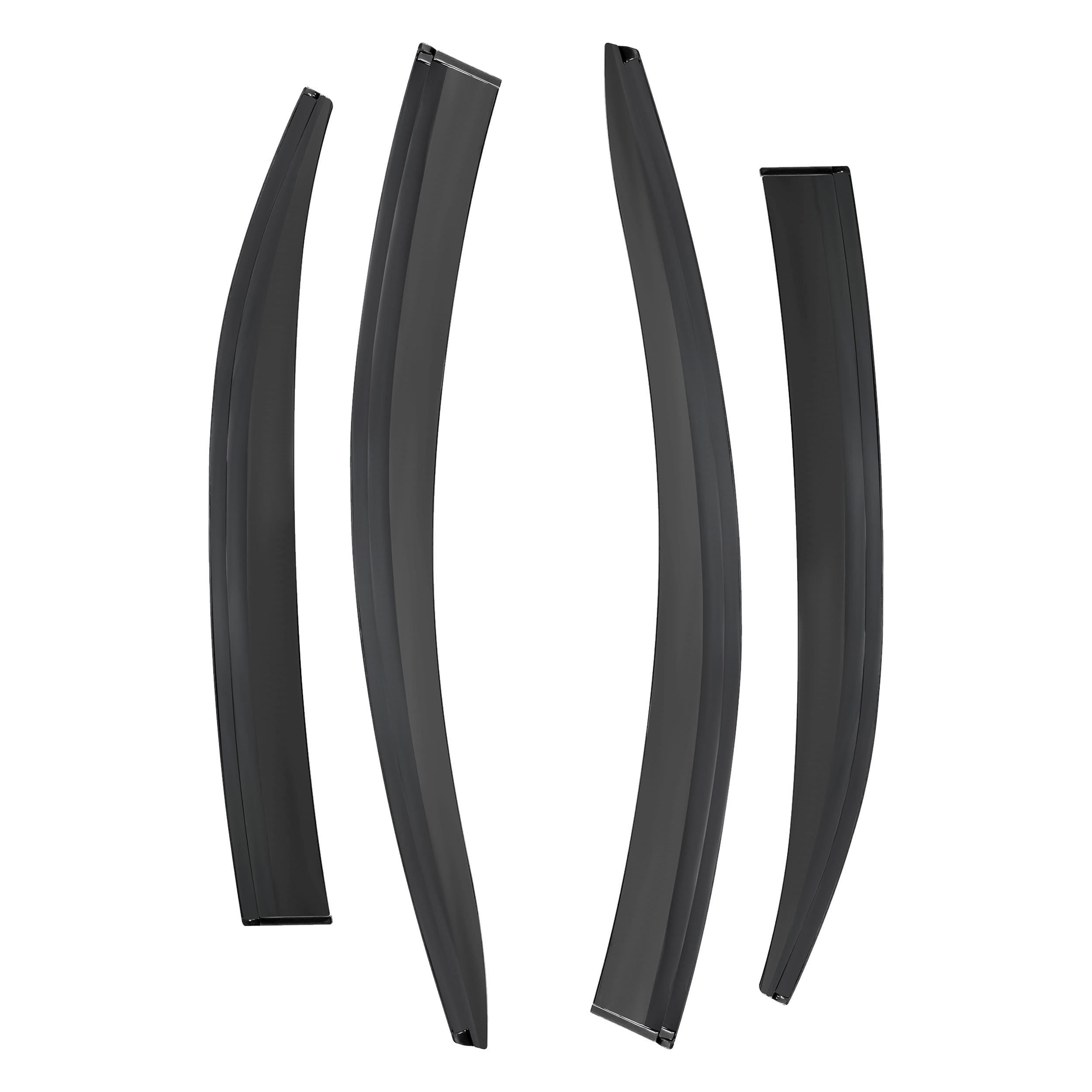 D2P 4pcs Wind Deflectors Replacement Front And Rear Compatible With 2011 - 2019 VW Jetta MK6 Replaces 7540200 - Image 2