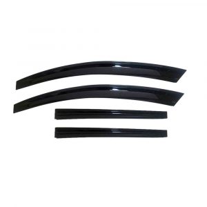 4pcs Of Front & Rear Wind Deflectors for Toyota: Prius 2009-2012 SEDAN