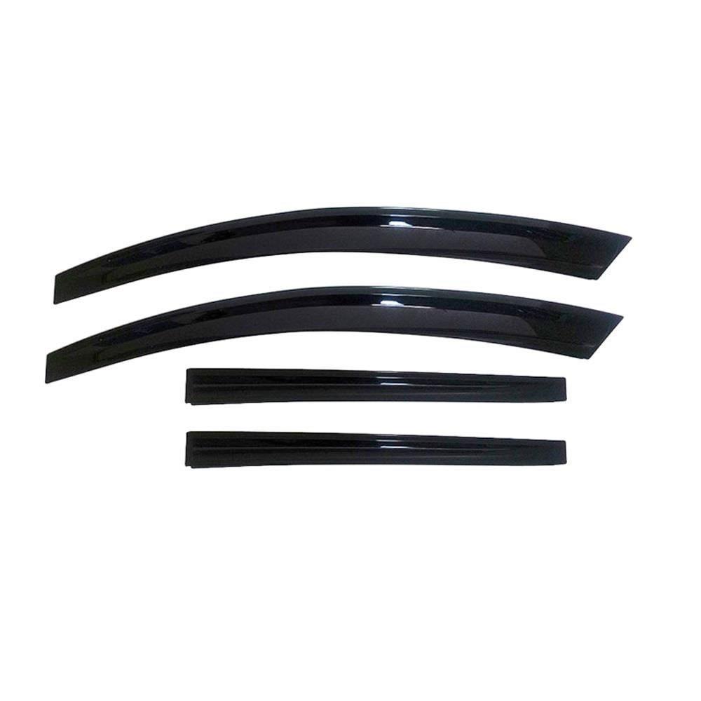 4pcs Of Front & Rear Wind Deflectors for Toyota: Prius 2009-2012 SEDAN