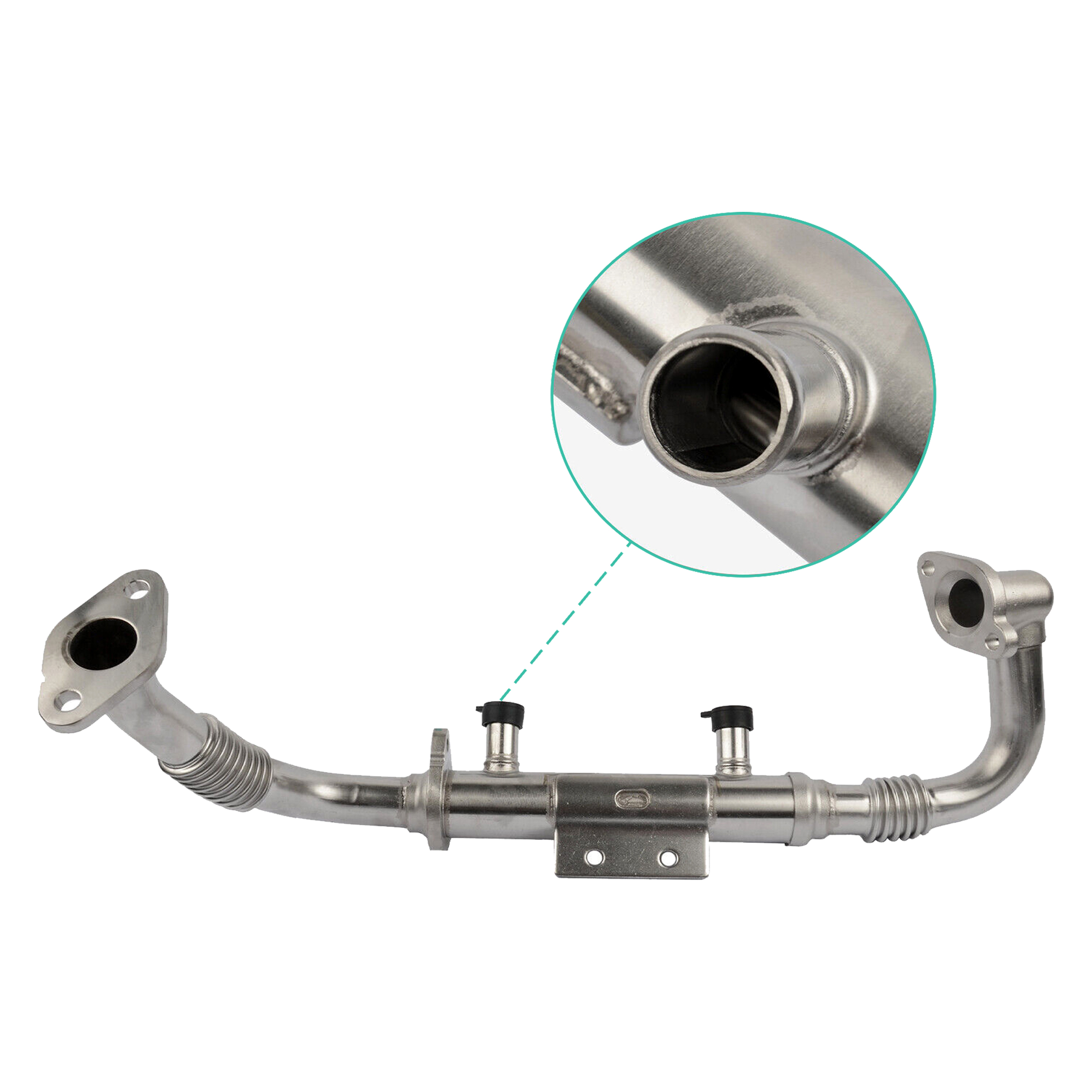 D2P Egr Cooler Pipe Compatible With 2005 - 2014 Nissan Navara Np300, Pathfinder III R51 2.5 Replaces 14735-EC00D