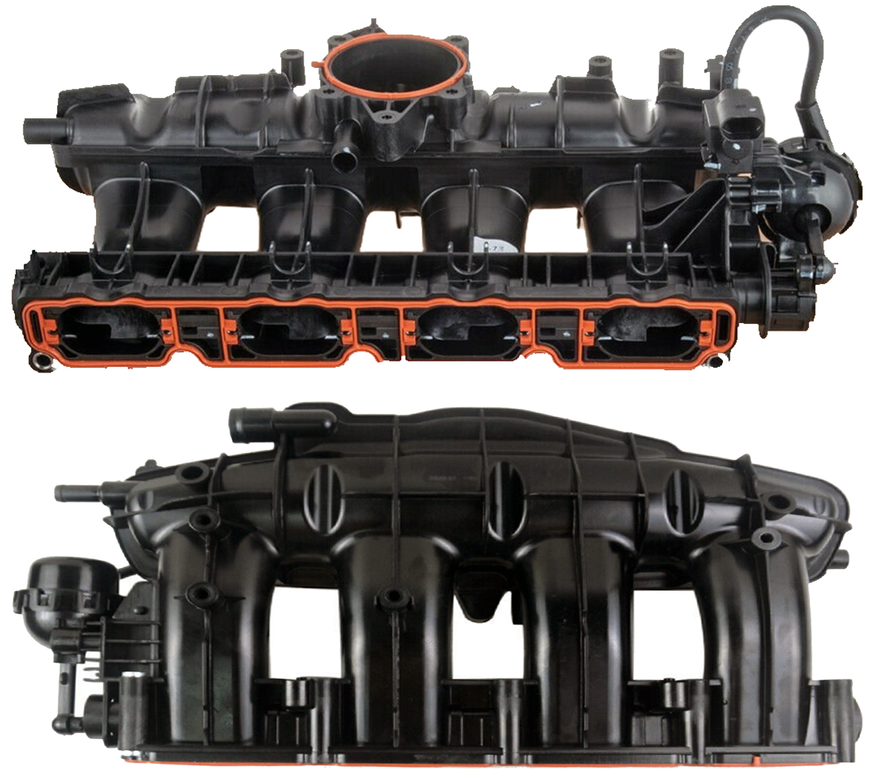 D2P Intake Inlet Manifold Compatible With 2006 - 2012 Audi A3 8P1 1.8, 2.0, A4 Allroad B8 8KH 2.0, A5 8T3 2.0 Replaces 06H133201AN