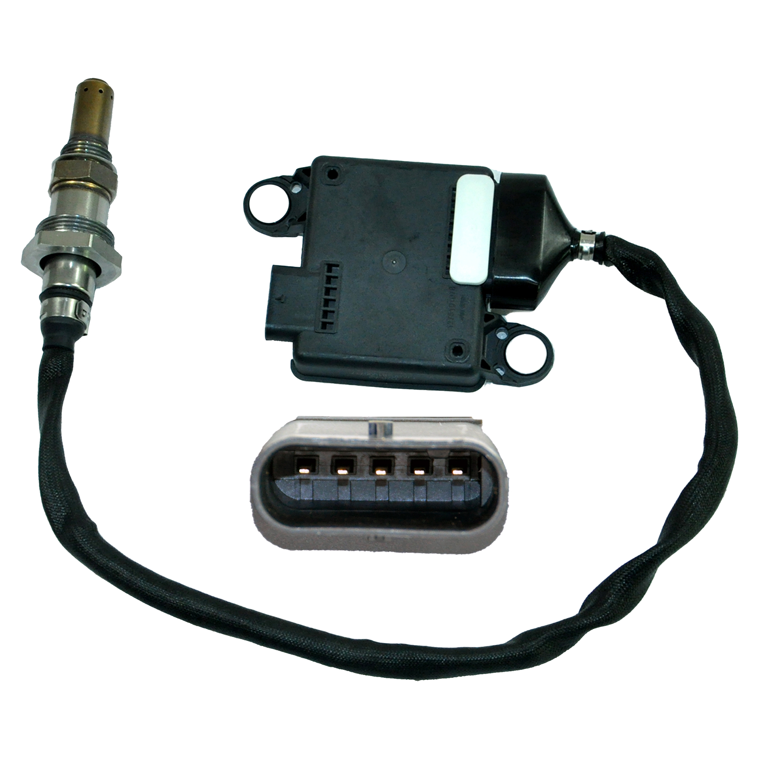 D2P Nox Nitrogen Oxide Lambda Oxygen Exhaust Sensor Compatible With 15-23 Jaguar F-pace X761, Xe X760, 10-23 Land Rover Discovery Mk4 Replaces 0281006777