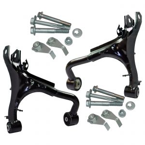 D2P Wishbone Control Arms With Fittings Kit Replacement Rear Upper Lh Rh Compatible With 04-13 Landrover Discovery III, 09-18 Landrover Discovery IV Replaces LR010525, LR010526