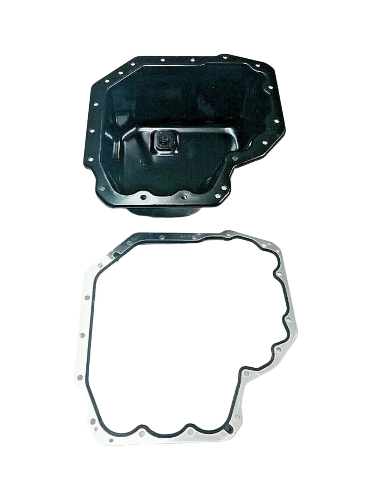 D2P Lower Engine Oil Sump Pan Replacement | Compatible With 08-24 Jeep Cherokee 2.8 Crd, 07-24 Wrangler 3 2.8 Crd, 07-12 Dodge Nitro 2.8 Crd, 07-12 Nitro 2.8 Crd 4wd | 68027587AA