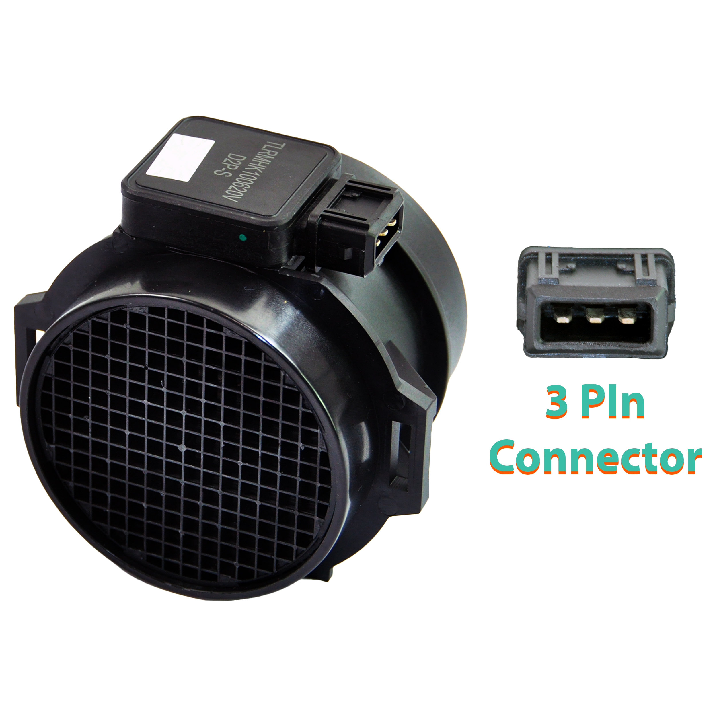 D2P Mass Air Flow Meter Sensor Compatible With 90-98 Land Rover Defender Cabrio 2.5 Tdi 4x4, 98-16 Defender Station Wagon 2.5 Td5, 00-06 Freelander I 2.5 V6 | MHK100620