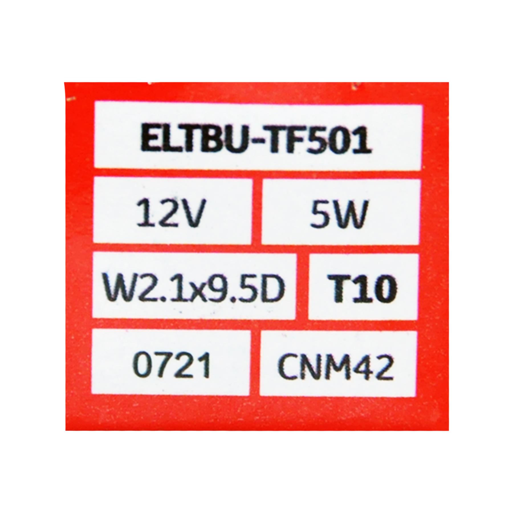 T10 501 Bulbs 12v 5w Sidelight Capless Number Plate W5w Halogen Car Bulbs X10 - Image 3