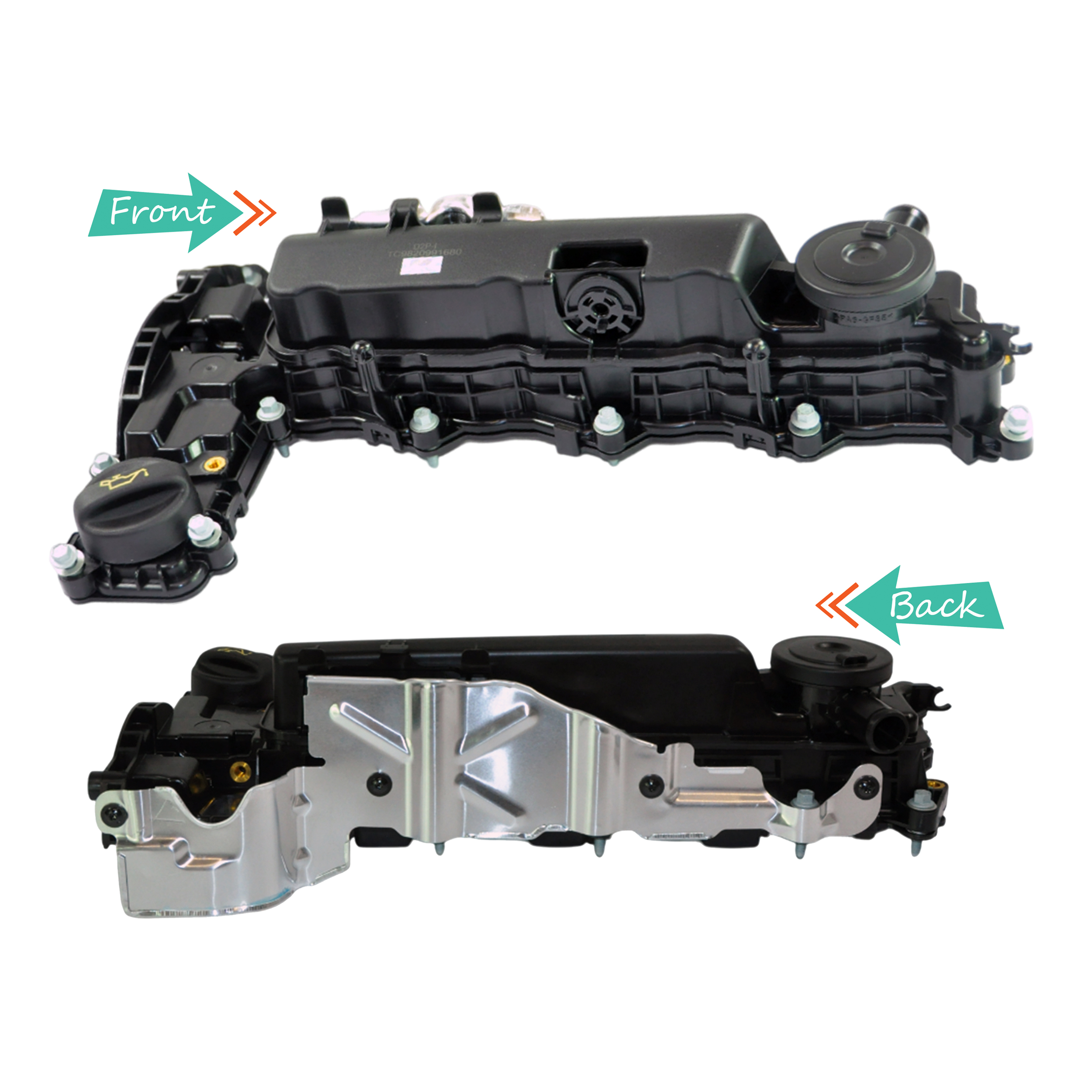 Cylinder Head Valve Cover For Citroën: Relay, Peugeot: Boxer, Vauxhall: Movano