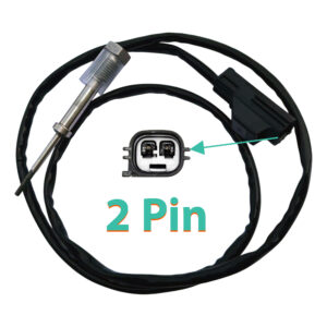 D2P 2-Pin Exhaust Gas Temperature Egt Sensor Compatible With 12-25 Ford B-max Jk 1.5 Tdci, 15-25 Ford Ecosport 1.5 Tdci | 1681281