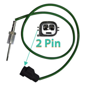 D2P 2-Pin Exhaust Gas Temperature Sensor Compatible With 2007-2014 Ford Transit Bus 2.2 TDCi Replaces | 1706109