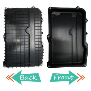 D2P Transmission Engine Oil Sump Pan With Gasket Compatible With 20-25 Land Rover Discovery Sport L550 1.5, 2.0 Replaces LR086162