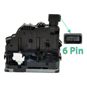 D2P Rear Left Door Lock Latch Actuator Replacement | Compatible With 14-25 Vauxhall-opel Corsa MK 4 X15 1.0, E X15 1.0 | 13431843