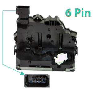 D2P Rear Right Door Lock Actuator Catch Replacement | Compatible With 14-25 Vauxhall-opel Corsa MK 5 E X15 1.0, E X15 1.0 | 13431844