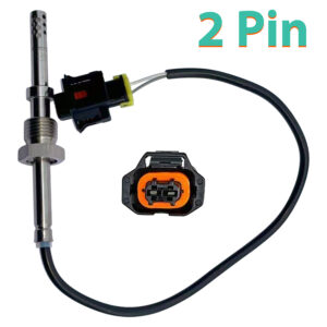 D2P 2-Pin Exhaust Gas Temperature Sensor Compatible With 06-11 Vauxhall / Opel Antara A L07 2.0 CDTi, 06-25 Chevrolet Captiva C100, C140 2.0 D | 25183663