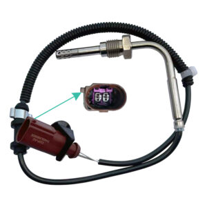 D2P 2-Pin Exhaust Gas Temperature Sensor Compatible With 10-15 Audi A1 1.6 TDi, 11-15 A1 Sportback 1.6 Tdi | 03L906088DE