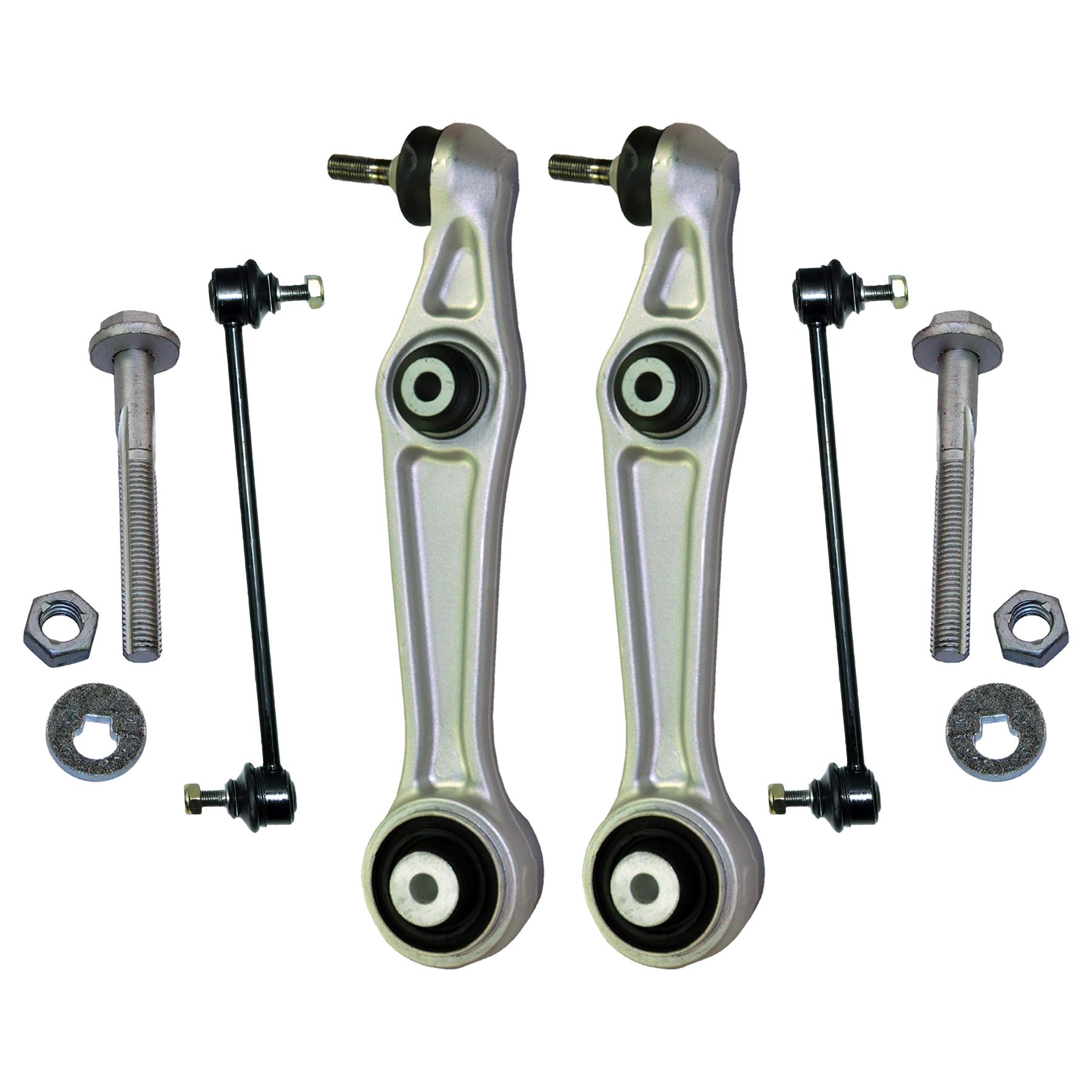 Pair Of Front Control Arms, Drop Links Bar & Bolts Kit For Tesla: Model X, For Tesla Model X 5yjx