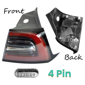 D2P Rear Right Tail Light Assembly Replacement | Compatible With 2019-2025 Tesla Model 3 5YJ3 Replaces 150208700D