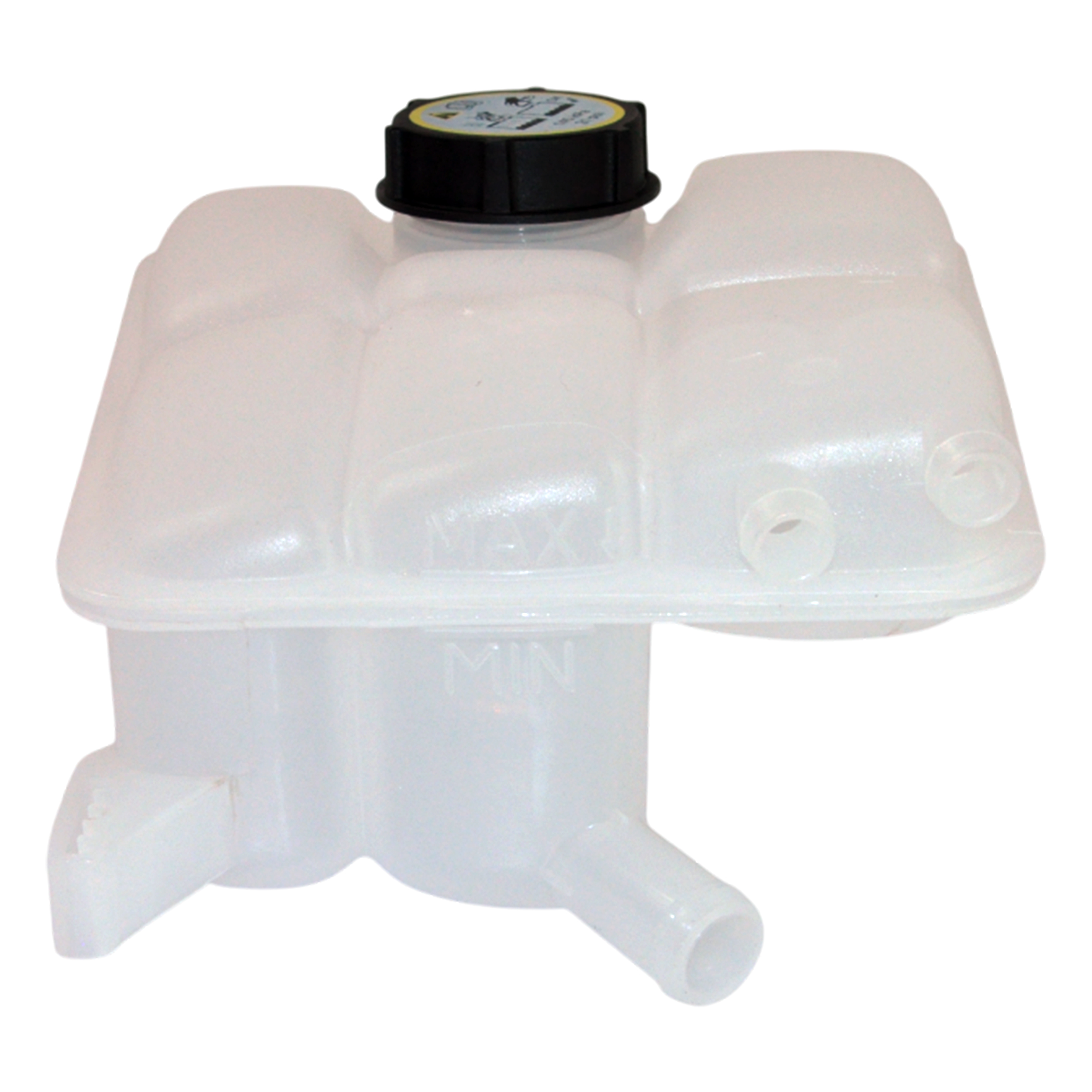 D2P Radiator Coolant Expansion Header Tank Bottle + Cap Compatible With 2019-2019 Ford C-max II 2.0 TDCi, 2015-2019 Focus III 1.0, 1.5, 1.6 Replaces 1708512 - Image 3