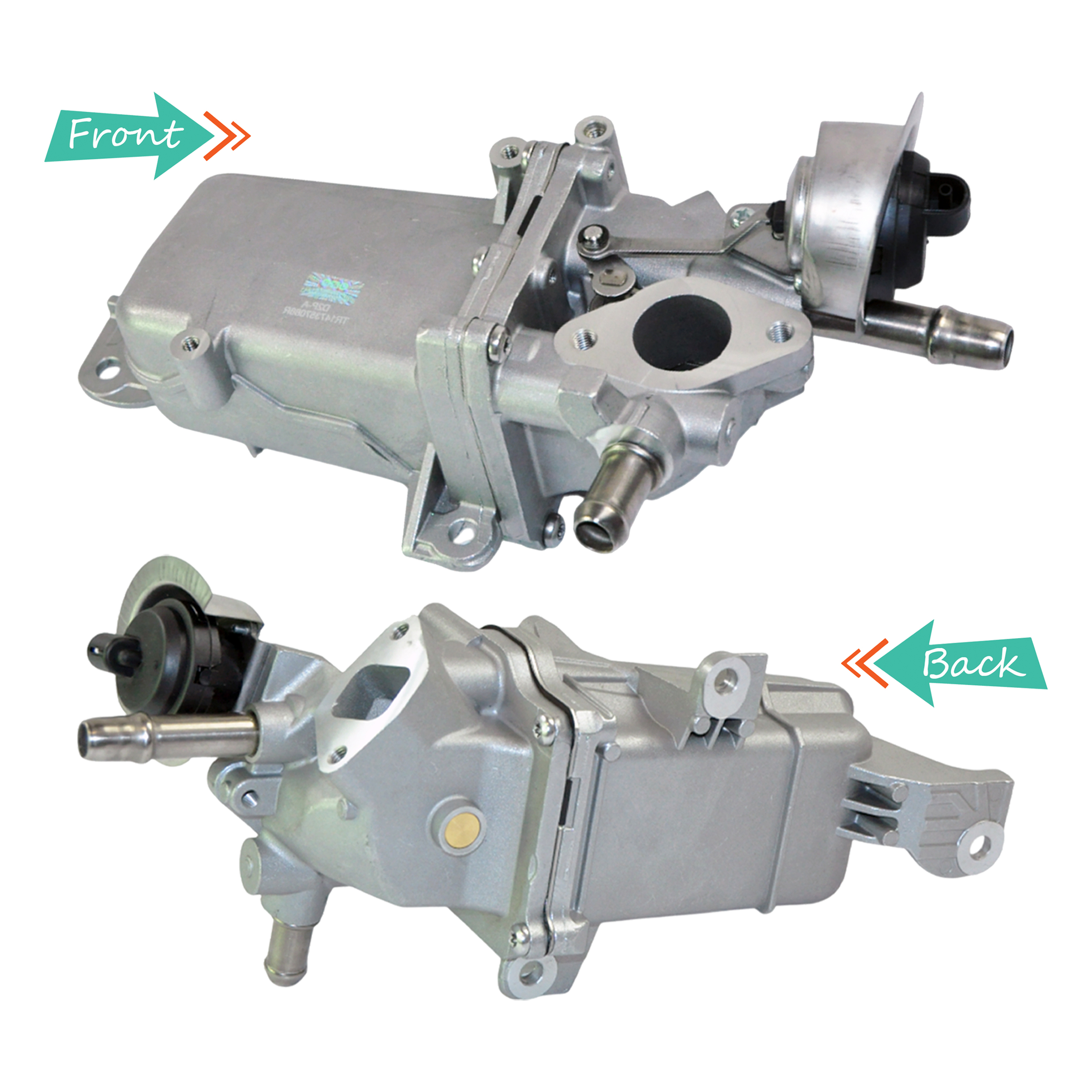 D2P EGR Valve Cooler Compatible With 2015-2022 Renault Talisman, 2015-2023 Espace V, 2014-2016 Vauxhall Vivaro B Replaces 147357086R