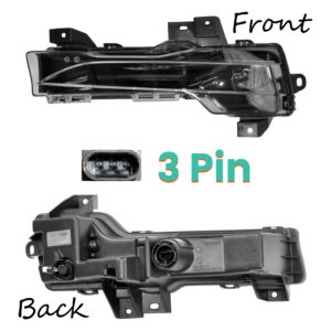 D2P Fog Lamp Left Hand Compatible With 2017-2025 Tesla Model 3, Y Replaces 1077395-00-D