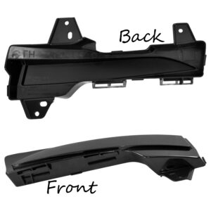 D2P Front Left Fog Light Grill Replacement | Compatible With 2017-2025 Tesla Model 3, 2020-2025 Tesla Model Y Replaces 149002200A