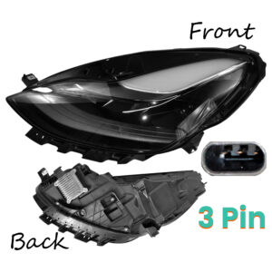 D2P Front Left Passenger Side Lh Headlamp Headlight Replacement | Compatible With 2020-2023 Tesla Model 3, 2021-2025 Tesla Model Y Replaces 151495200D