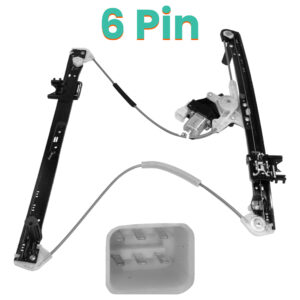 D2P Front Left Window Regulator & Motor Replacement | Compatible With 2016-2025 Land Rover Discovery V L462 Replaces LR153954