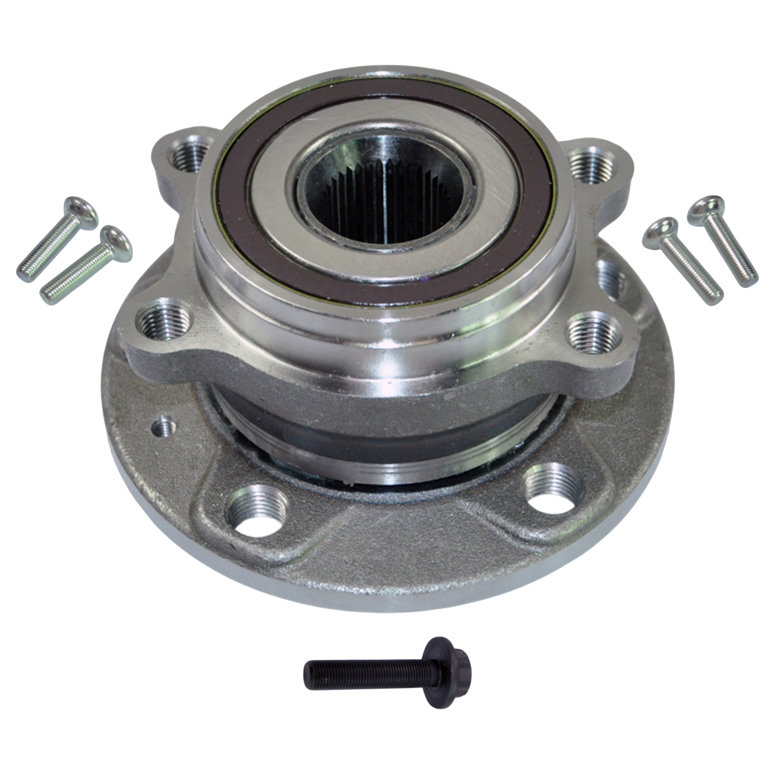 D2P Front Wheel Bearing Hub Replacement | Compatible With 2012-2012 Audi A1 (8X1, 8Xk) 2.0 Tfsi Quattro Replaces 1T0498621
