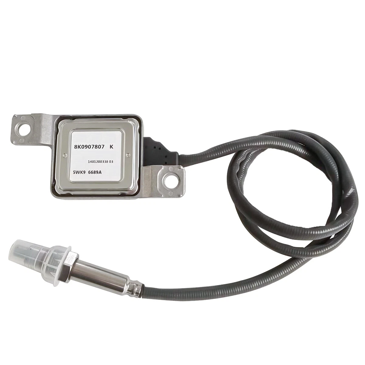 OEM NOx sensor 8K0907807K oval‑plug 5‑pin fitment for VW / Audi