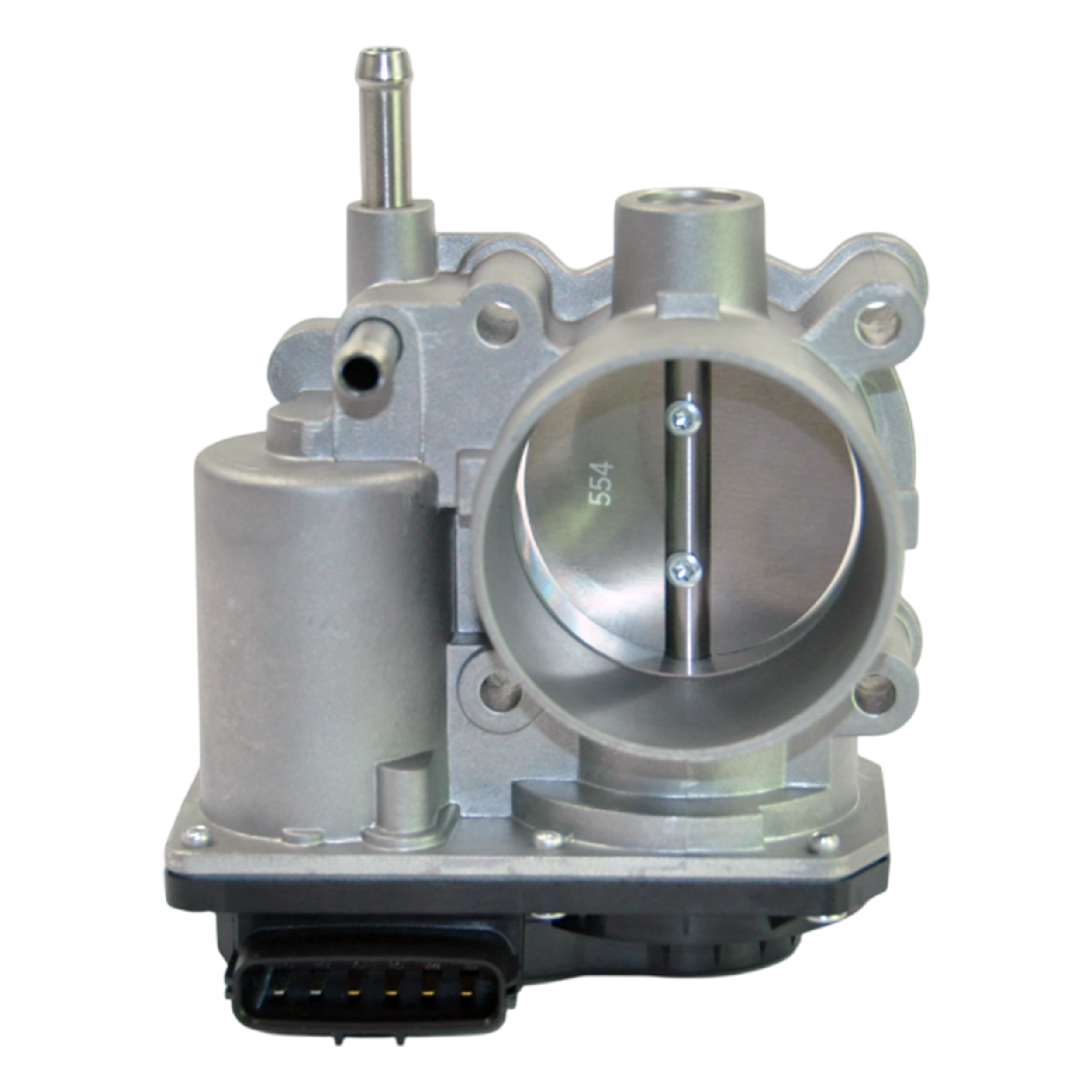 Close‑up of electric throttle body OEM 22030‑0T080 for Toyota