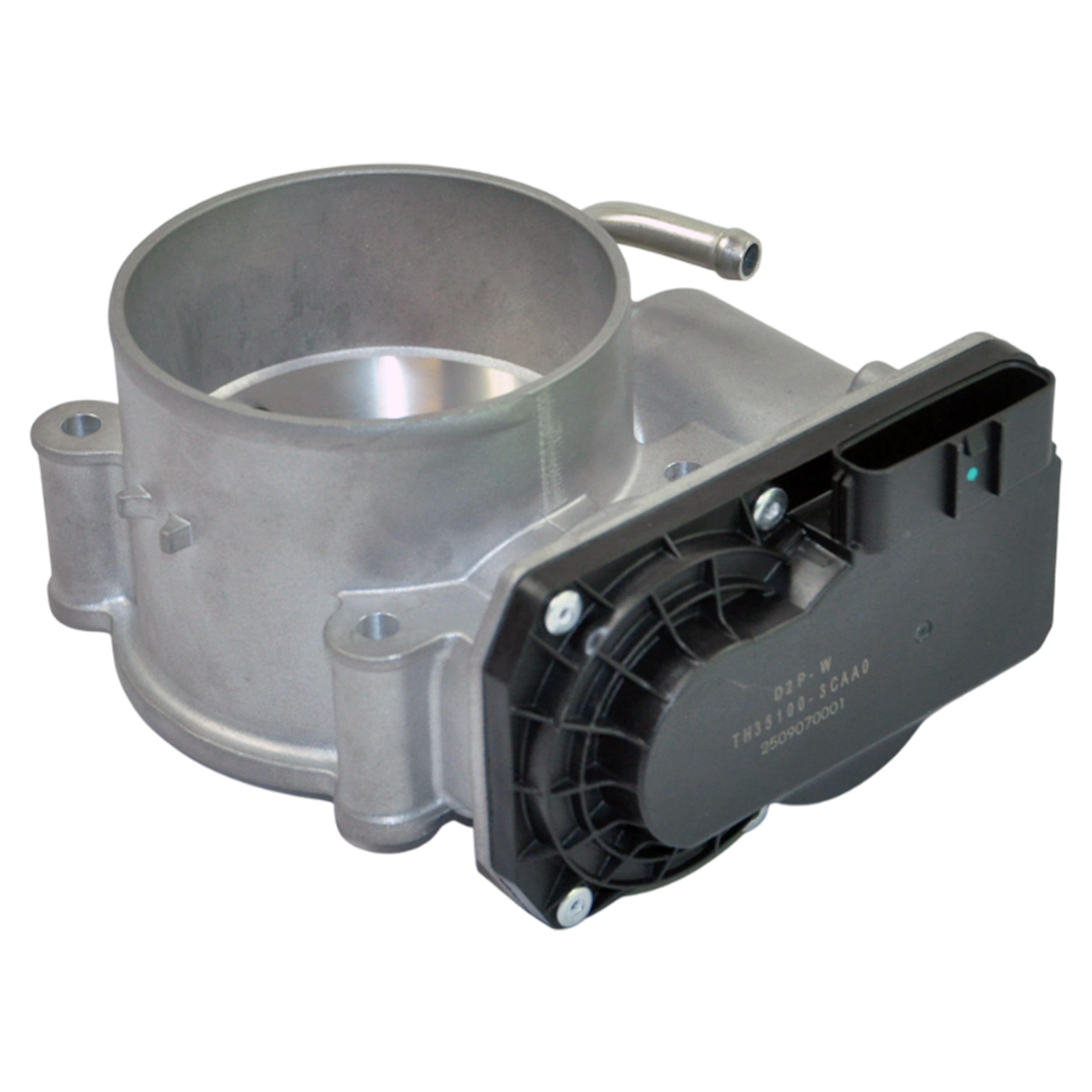 Side view showing mounting flange of Hyundai Sorento throttle body 35100‑3CAA0