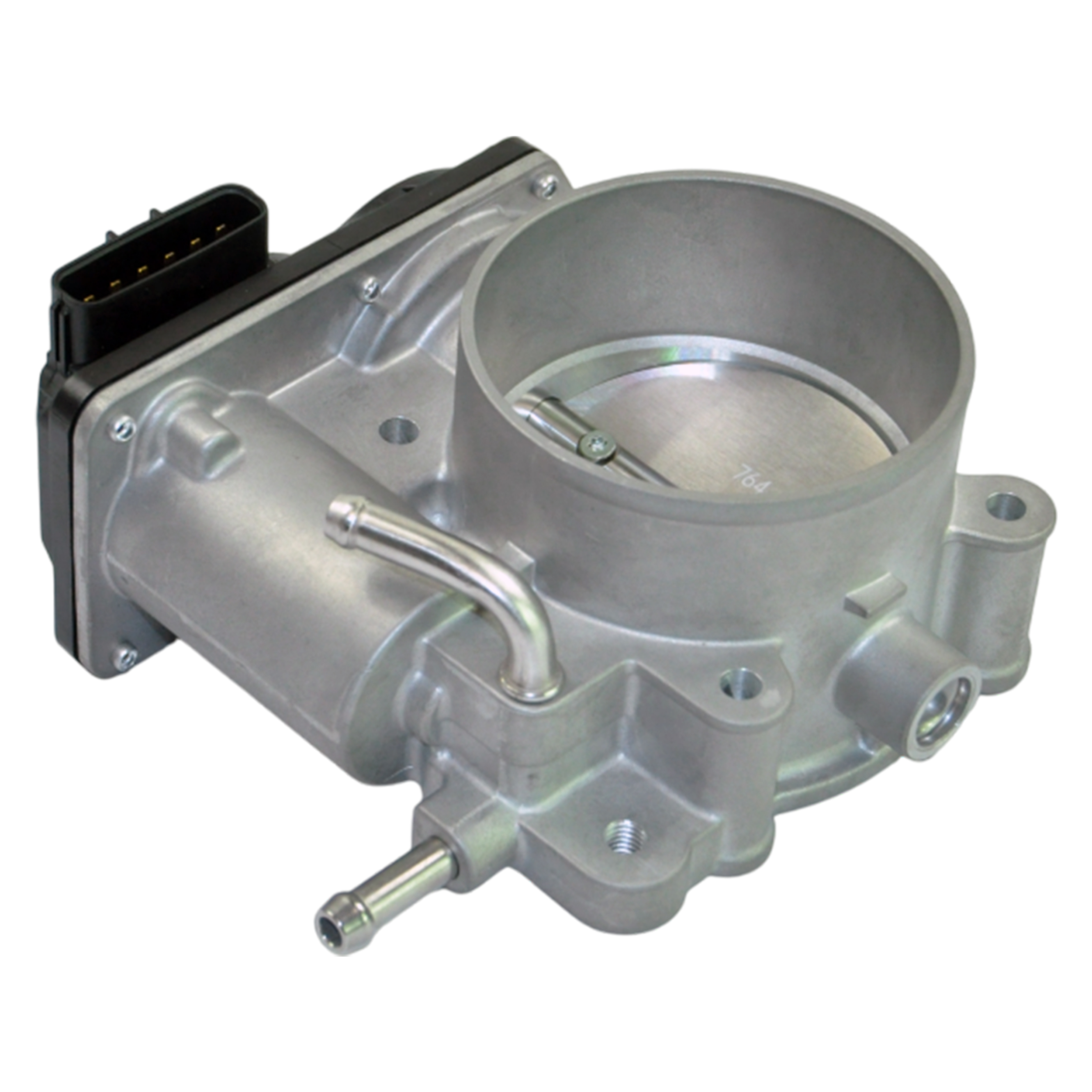 Side view showing mounting flange of Hyundai Sorento throttle body 35100‑3CAA0