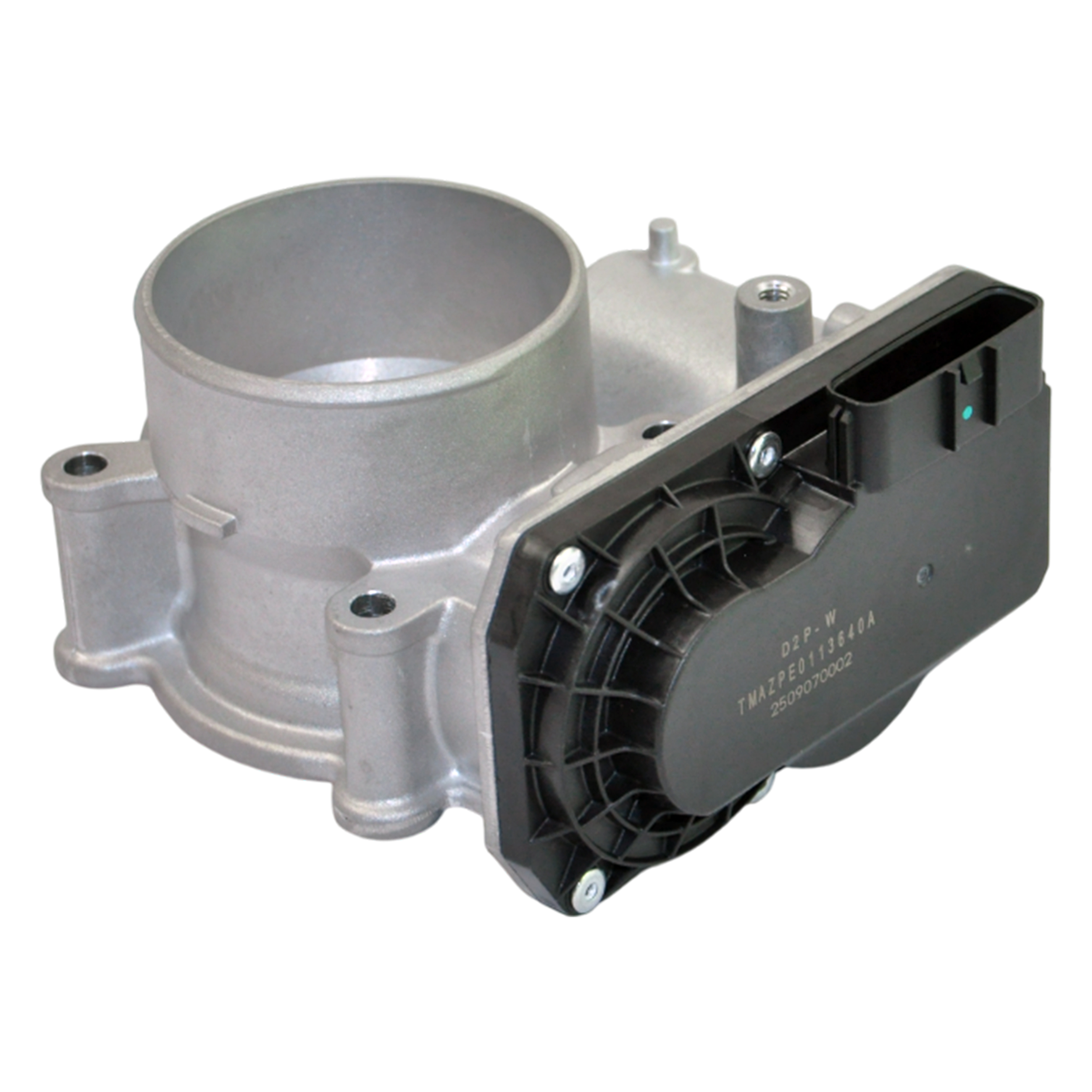 Side view of Mazda PE01‑13‑640B throttle body assembly