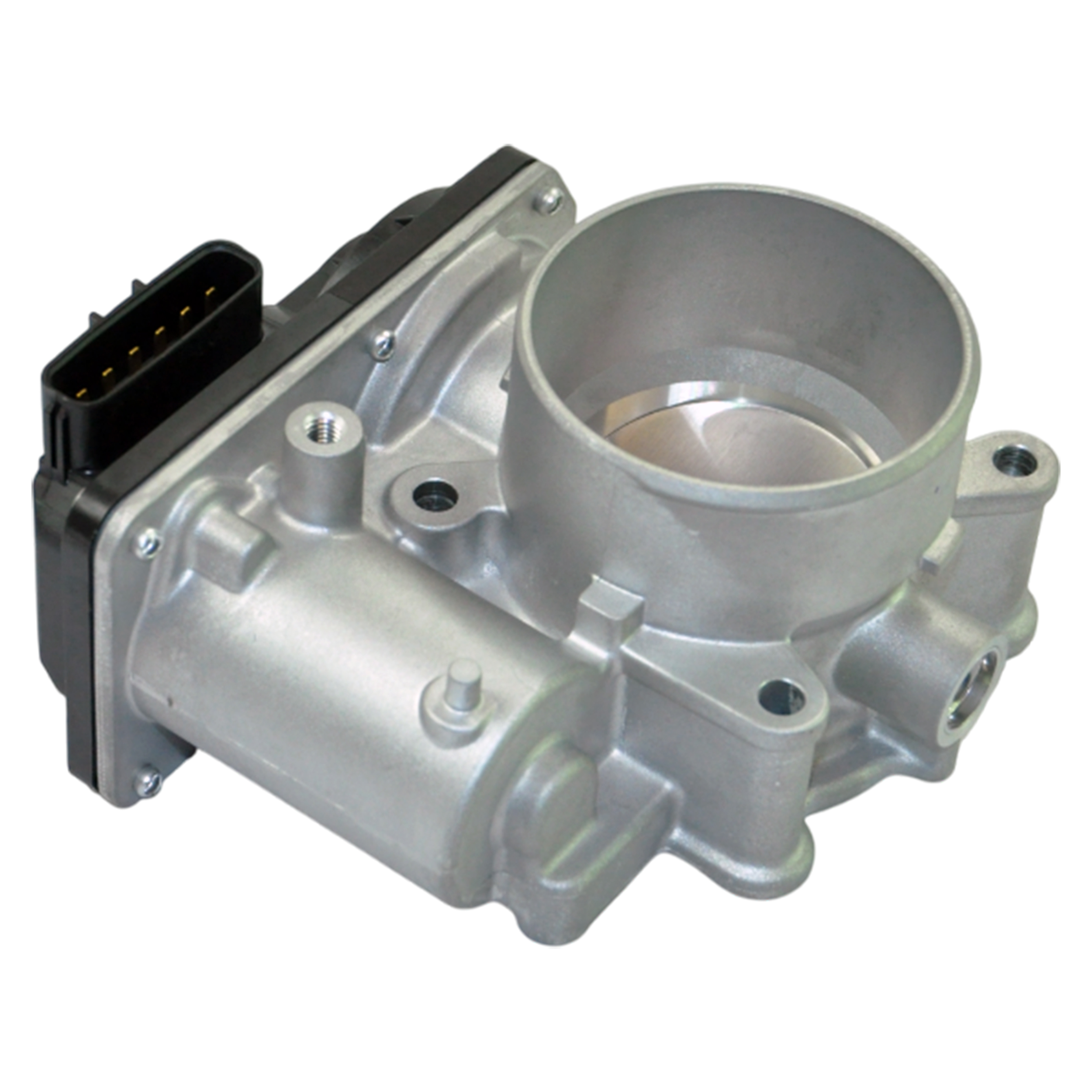 Side view of Mazda PE01‑13‑640B throttle body assembly
