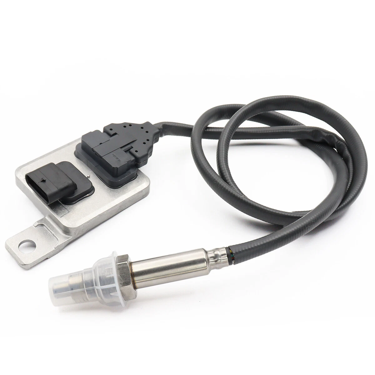 Side view NOx sensor 8K0907807K showing cable length and harness